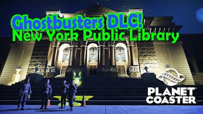Ghostbusters DLC | New York Public Library speed build | Planet Coaster