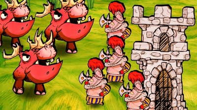 Pig Knights Defend Their Castle From Giant Monsters in Don&#39;t Starve Hamlet!