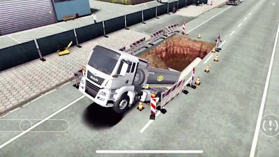 Construction Simulator 3 - #37 Repair a Collapsed Road - Gameplay