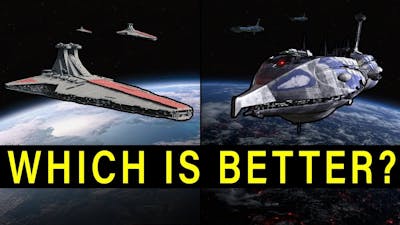 VENATOR Star Destroyer vs. PROVIDENCE Cruiser -- Which Capital Ship is Better? | Star Wars Versus
