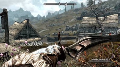 Elder Scrolls V  Skyrim: The Hunt/ kill the traveling merchant  game play (GeForce GTX)