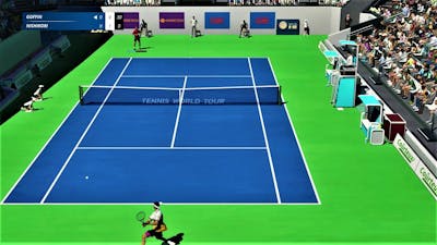 David Goffin VS Kei Nishikori - Tennis World Tour 2 | Gameplay