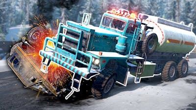 HEAVY DUTY TRUCKING LEADS TO DESTRUCTION! - SnowRunner Multiplayer Gameplay