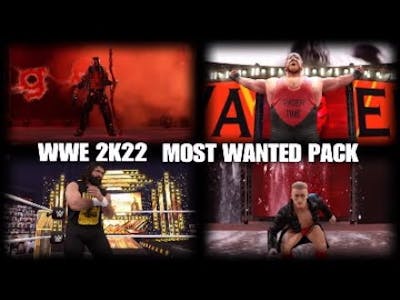WWE 2K22 THE MOST WANTED PACK DLC - THIS GAME FAKE! [ GAMEPLAY ]