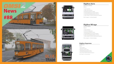 Omsi 2: News 88 | Wip Rathgeber M5.65 Tram, V3D Solo, Olympian  New Brazilian Trolleybus