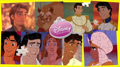 Disney Prince Jigsaw Puzzle Games for kids and toddlers