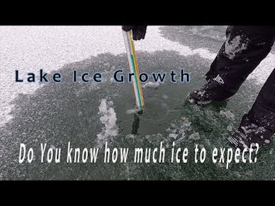 Lake Ice Growth