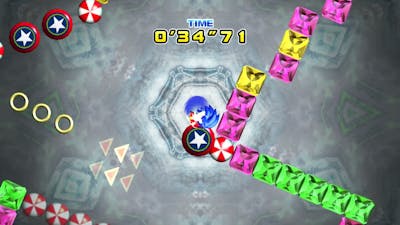 Sonic The Hedgehog 4 Episode 1 #2 {PC} - (Casino Street Zone ~ Chaos Emerald 4,5,6)