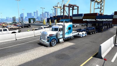 American Truck Simulator || Special Transport || Custom Peterbilt 389 || Logitech g920