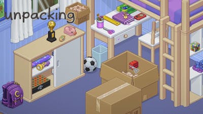 Unpacking Simulator Game - Unpacking My Bedroom!