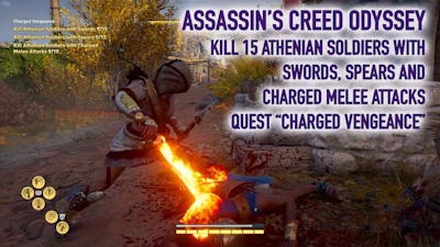 Assassin&#39;s Creed Odyssey &quot;Charged Vengeance&quot; Kill 15 Athenians, SUPER EASY!
