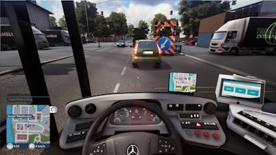 Bus Simulator 18 - Mercedes Citaro G - Cockpit View Gameplay (PC HD) [1080p60FPS]