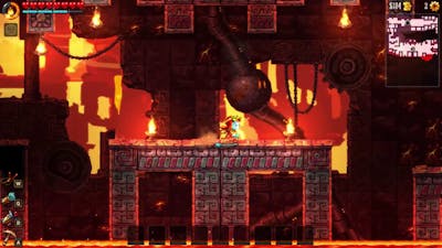 SteamWorld Dig 2 - Hanging Lava Gardens and Combusters Station