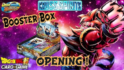 CROSS SPIRITS BOOSTER BOX OPENING ! DRAGON BALL SUPER CARD GAME