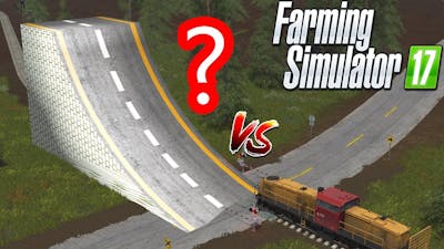 Farming Simulator 17 | TRAIN vs RAMP 🚂