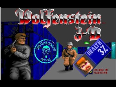 Wolfen 3D Gameplay (Wolfenstein 3D) - I nearly get killed!!! (Noob) - Old Games - Old Days Fever