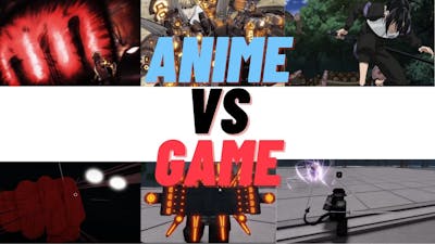 (The Strongest Battlegrounds) All Moves vs Anime