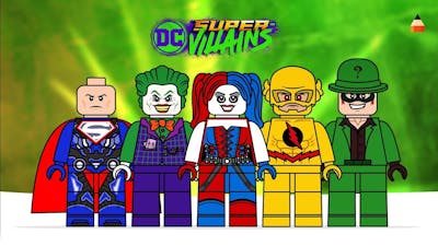 Lego DC Super Villains | Drawing Lego | Lego Games DC | Lego Minifigures Game