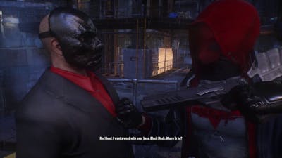 Batman™  Arkham Knight red hood story dlc black mask ending