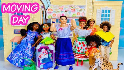 Disney Encanto Mirabel Family Packs and Moves into a New Doll House