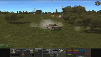 Combat Mission Battle for Normandy quick battle 2tigers against 4shermans my first game movie