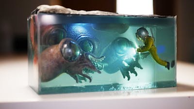 How To Make KRAKENS and Diver Diorama / Polymer Clay / Resin Art
