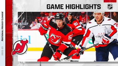 Capitals @ Devils 11/26 | NHL Highlights 2022