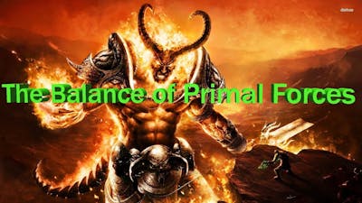The balance of primal forces within the great dark beyond