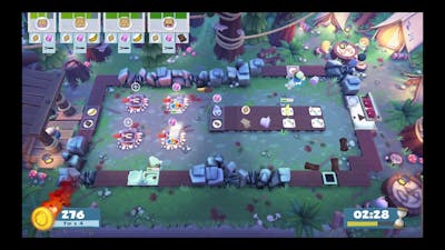 Overcooked 2 - Campfire Cook Off - Level 1-2 - Single Player - 1208