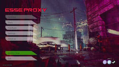 Esse Proxy - Main Menu | Ambient Rain | Relaxing Synthwave | Chill Retrowave | Game Music