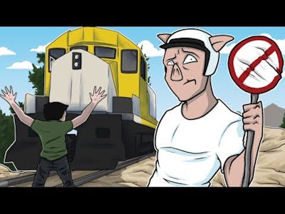 GTA 5: STOPPING THE TRAIN?! (Funny Moments)