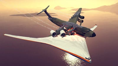 Airplane Crashes &amp; Shootdowns #9 Feat. The new Boeing 797 Blended Wing | Besiege