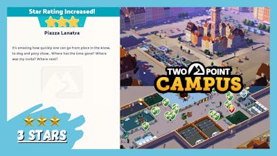 TWO POINT CAMPUS - FULL GAMEPLAY - PIAZZA LANATRA - 3 STARS