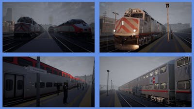 Train Sim World 2 - Peninsula Corridor railfanning - Caltrain in San Francisco