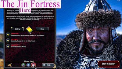 Stronghold Warlords: The Jin Fortress: Genghis Khan: Mongols Campaigns (Hard)