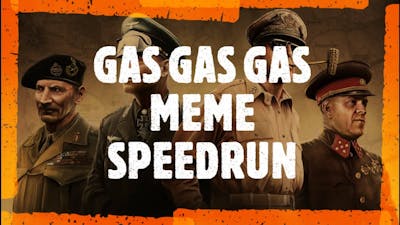 GAS GAS GAS SPEEDRUN GERMANY 1000% SPEED | Hearts of Iron IV