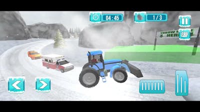 Snow Plow Truck Simulator Game #playgamedy #snowplowing #snowrunner #offroadgame #youtubeshorts