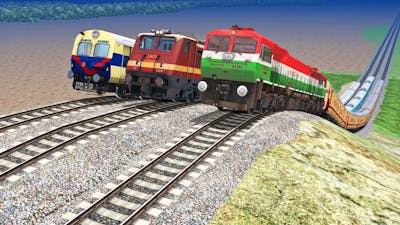 TRAINS VS GIANT HILL #2 | Trains Climbing Mountains - Train Simulator 2022