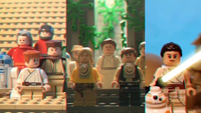 The Fastest and Funniest LEGO Star Wars story ever told...The Complete Saga!