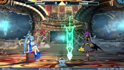 BBCF | COM 1 | Dinotail vs Khandalf | The characters in this game is REALLY COOL!!!!