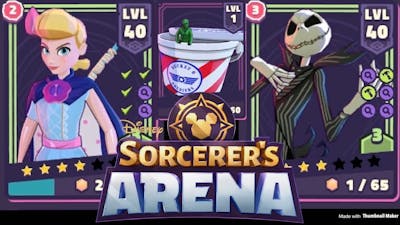 Disney Sorcerer&#39;s Arena - Heroes Campaign Stage 6 with Bo Peep, Jack Skellington, and the Soldiers