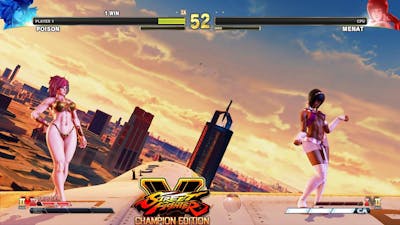 Street Fighter V CE Poison vs Menat PC Mod #2