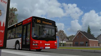 [60FPS] OMSI Add-on Bremen-Nord Line 96 | MAN A37
