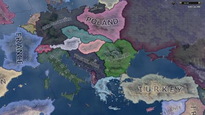 The Kingdom of Bulgaria-Romania - Hoi4 Timelapse