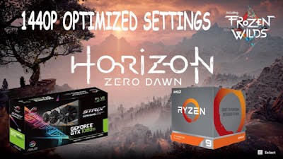 Horizon Zero Dawn Complete Edition 2020 Optimized Settings BENCHMARK