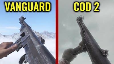 Call of Duty 2 vs Vanguard - Weapons Comparison