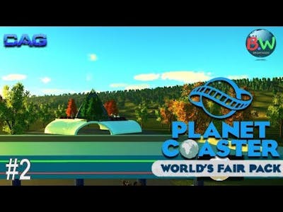 Planet Coaster Worlds Fair park  ||  Futuristic winni  ||  Brightwood park - A Worlds Fair park
