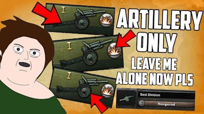 Artillery Only Challenge! Hearts of Iron 4 HOI4 (Soviets)