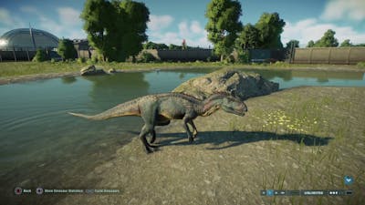 Jurassic World Evolution 2: Cryolophosaurus vs Megalosaurus
