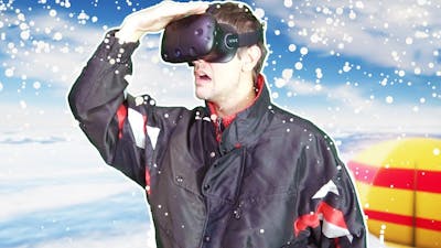IMPOSSIBLE SURVIVE ON THE BROKEN ICE LAKE CHALLENGE IN VR! - Iced VR HTC VIVE Gameplay